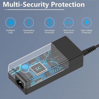 Hafiuege 65W 45W Universal 19V Laptop Charger AC Power Adapter for Asus Acer Aspire 1 3 5 Compatible Some HP Toshiba; Samsung IBM ComPad Sony Ultrabook Notebook Chromebook Monitor Supply
