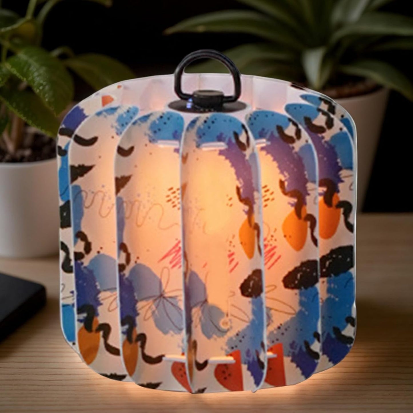 Jigsaw Puzzle Lampshade, Ceiling Lamp Shade, 4.72x4.53 Inches Pendant Fixture Decor, Waterproof Light Replacement Parts for Balconies Camping Picnics Outdoor Lighting Use