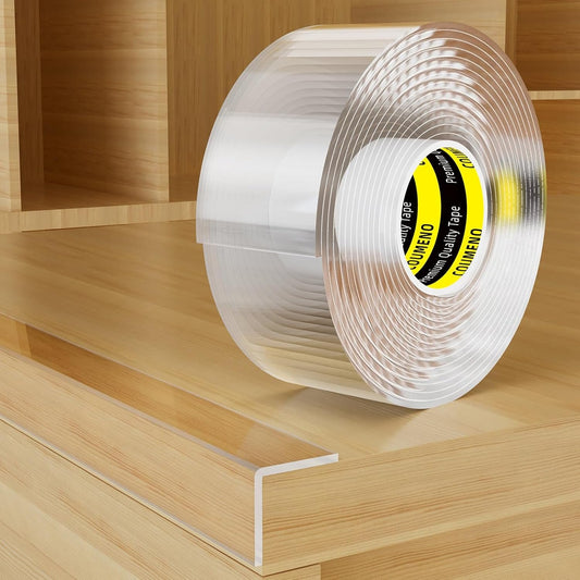 COUMENO Clear Edge Protector, 1.2inx9.84FT, Protection Desk Corner Corner Anti-Bump Anti-Bump Home Wrap Invisible, Anti-Sharp Edge Protector (Clear)