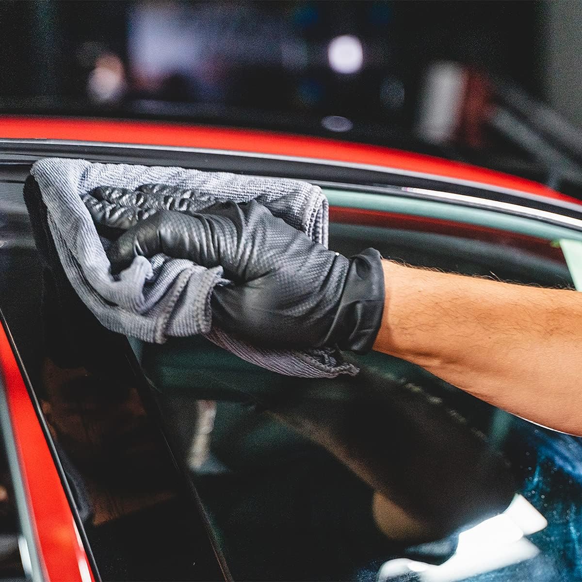 Ma-Fra, Maniac Car Detailing Line, Glass Cleaner & Degreaser, Car Window Degreaser Cleaner, Ammonia Free, Removes Limestone, Oily Stains, Leaves No Streaks, 500 ml