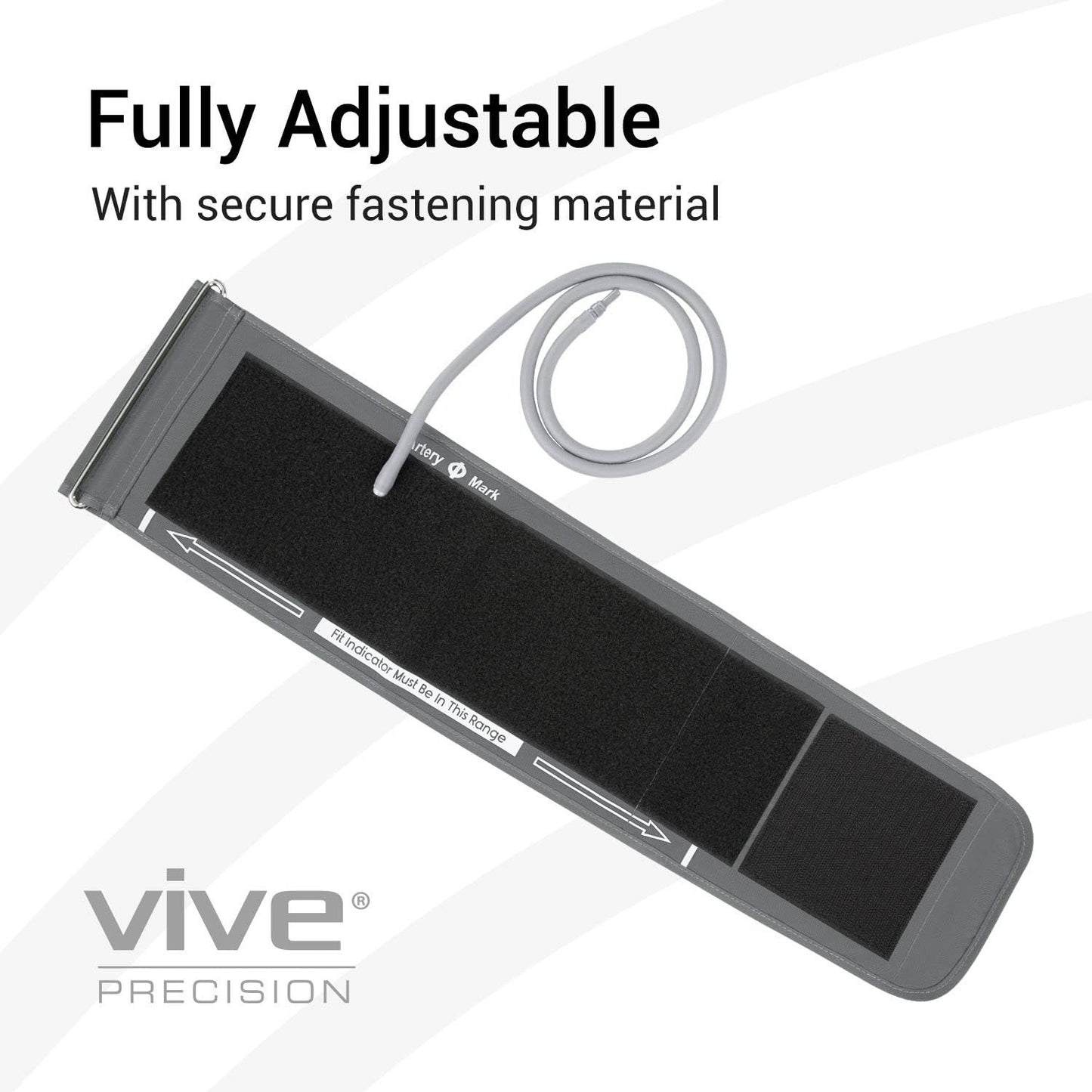 Vive Precision Replacement Wrist Band for Automatic Blood Pressure Monitor and Digital Machine, Arm Circumference 6-9.5 Inch for Adults, Elderly, Elderly (Small)