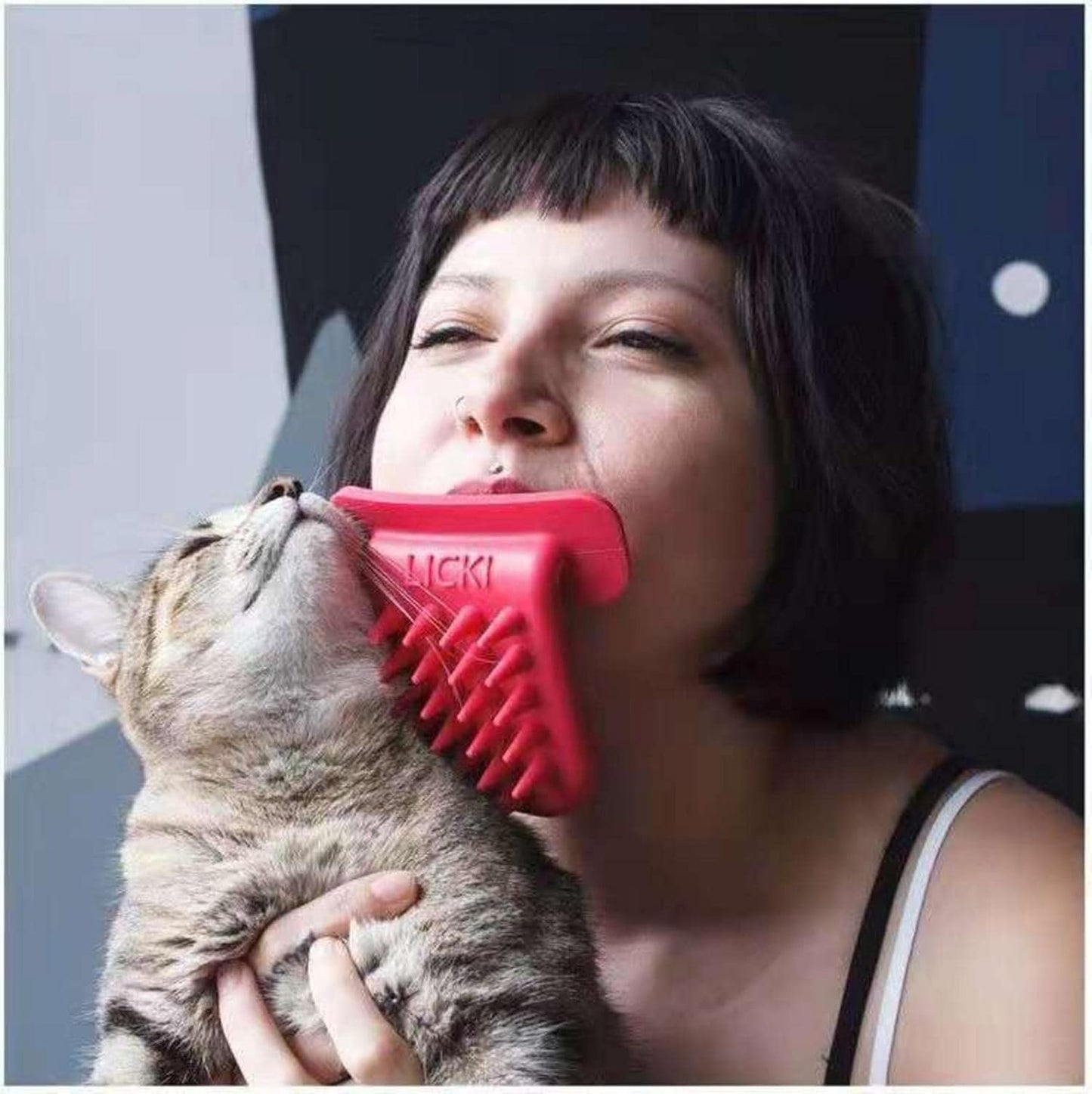 Pet Licking Cat Massage Brush | Soft Massage Cat Tongue Brush - Dog Grooming Brush, Dog Cat Hair Removal Licking Kitten Cat Massage Brush, Cat Cleaning