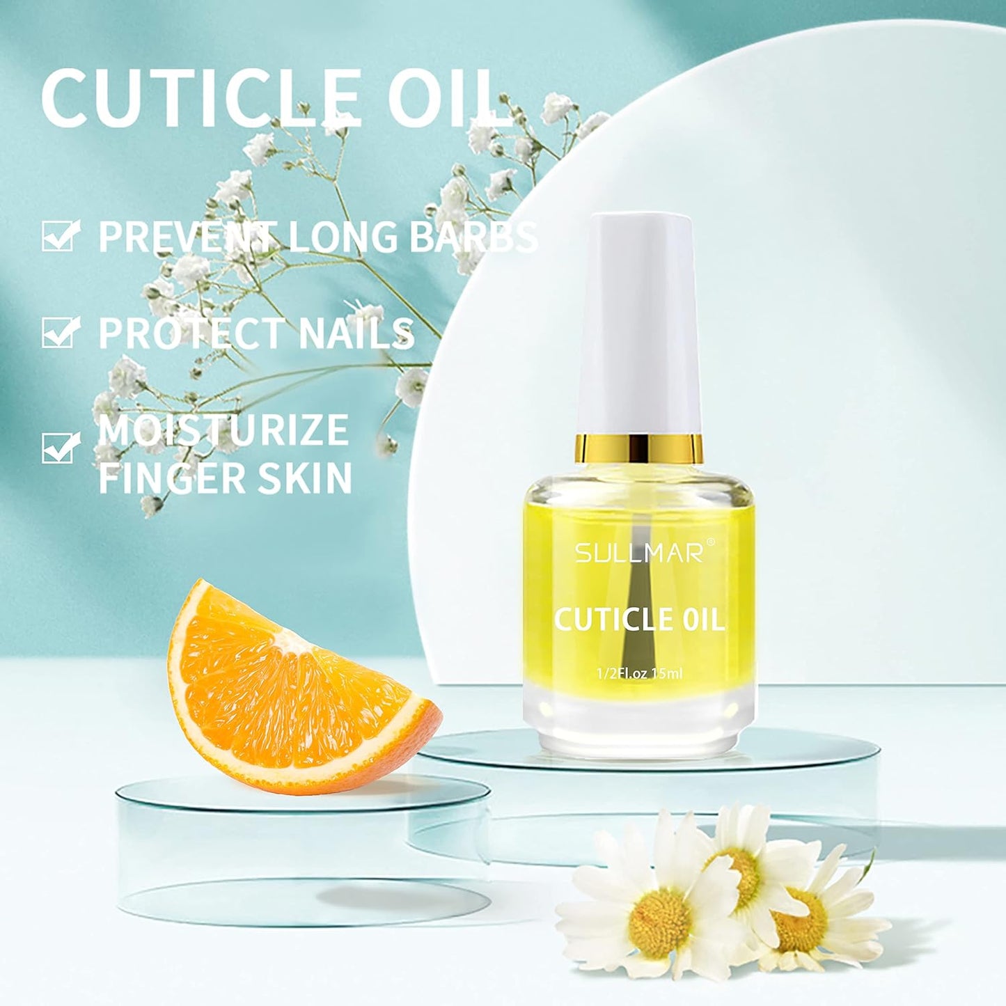 Nail Cuticle Oil Nail Repair Nail Hardener Nail Strengthener Nail Rescue Calcium Primer for Thin Nails Growth Nail Repair Nail Care Kit with Cuticle Oil Cuticle Remover Gel Cream 4in1