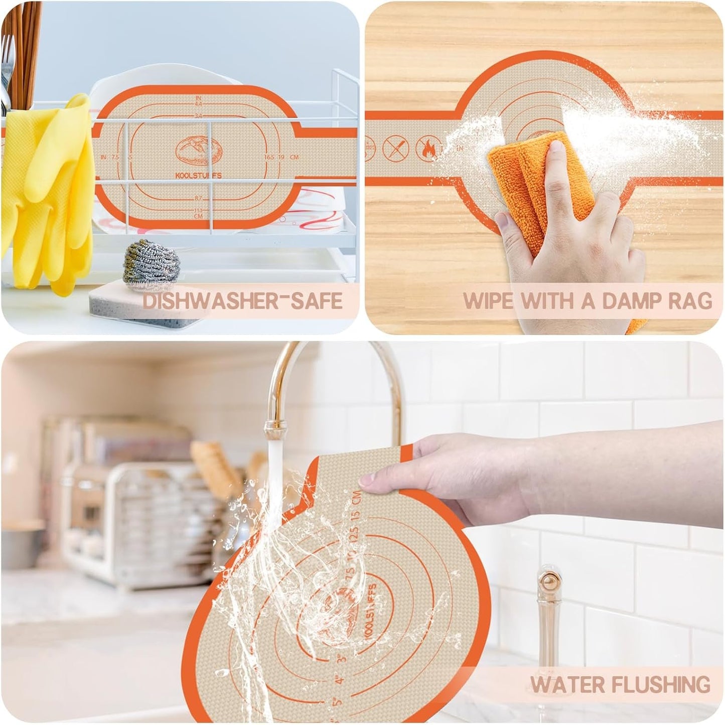 Silicone Bread Sling for Dutch Oven, 2 PCS Non-Stick, Easy Clean & Reusable Bread Baking Mat with Long Handles, Sourdough Tools for Transfer Sourdough Bread(Oval & Round)
