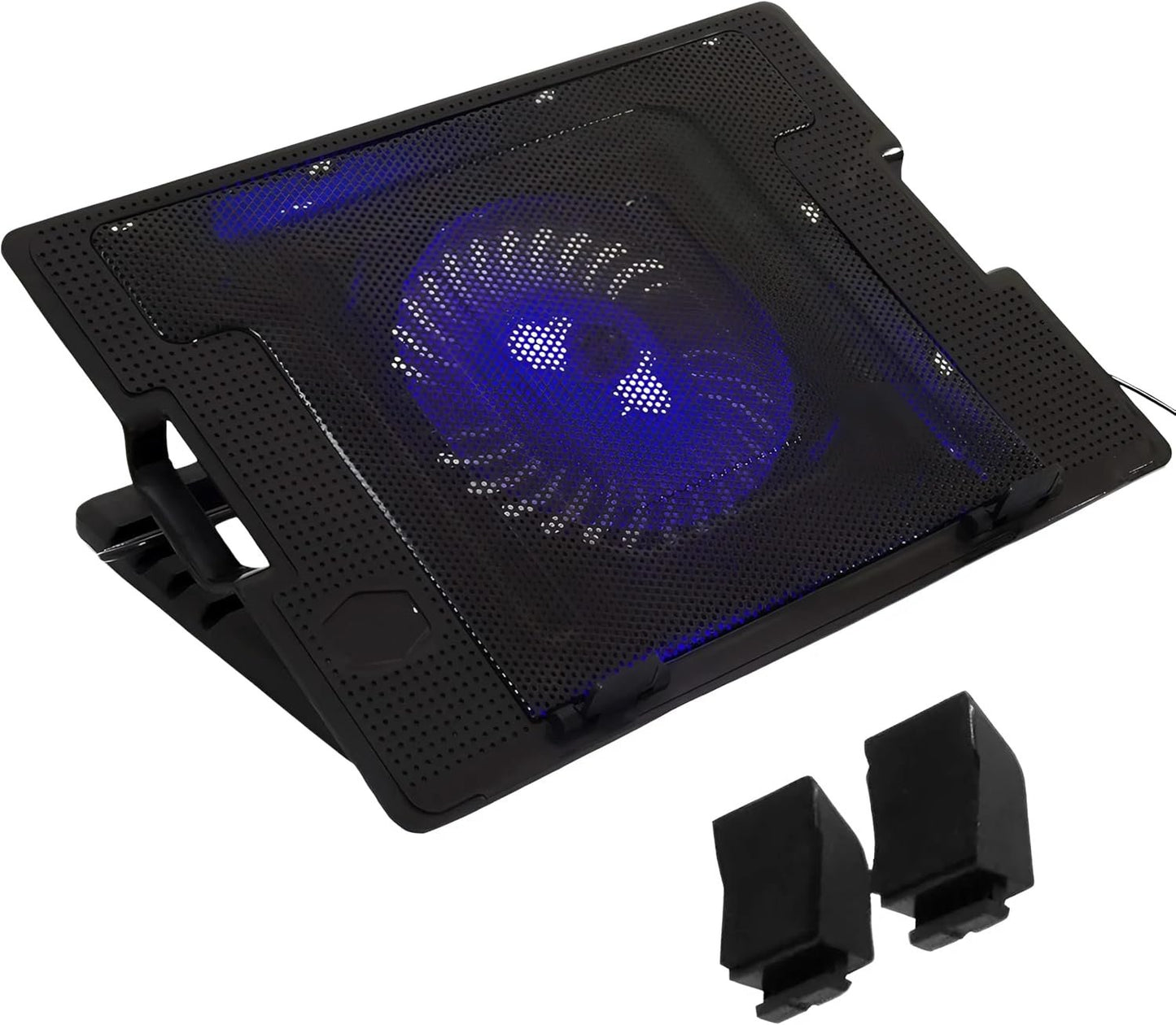 Spendeal Gaming Laptop Cooling Pad with Powerful Cooler Buit in Silent Anti Slip Mutiple Angle Adjsutment Fan Compatible for Laptops and PC Computers