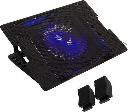 Spendeal Gaming Laptop Cooling Pad with Powerful Cooler Buit in Silent Anti Slip Mutiple Angle Adjsutment Fan Compatible for Laptops and PC Computers