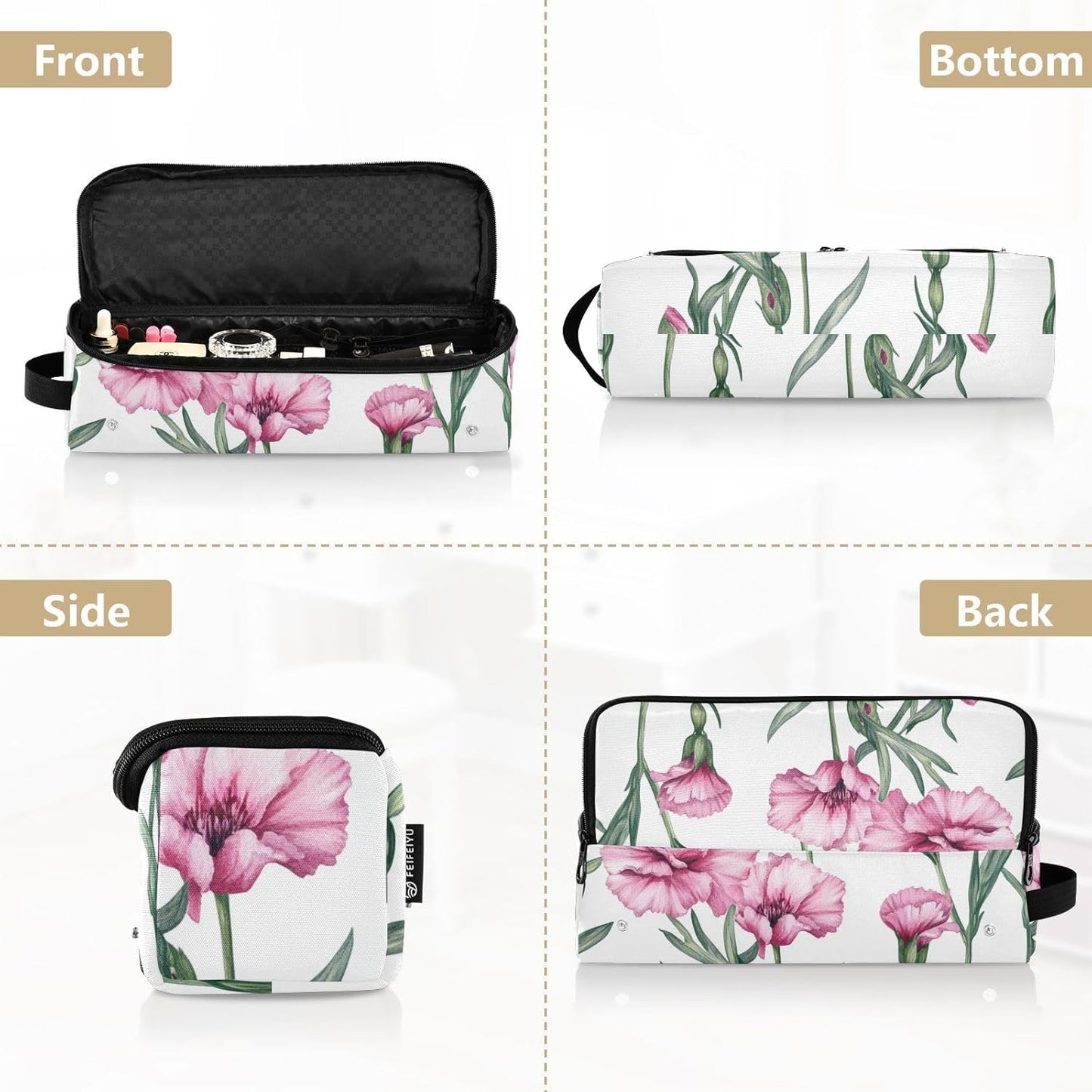 FRODOTGV Borsa da viaggio impermeabile da donna con cuscinetto resistente al calore, organizer per strumenti per lo styling dei capelli, per ferri da stiro, utensili caldi e accessori per la cura dei
