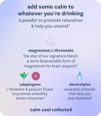 Recess Mood Drink Mix Powder | Sampler Pack | 15ct Box | Calming Magnesium L-Threonate Blend with Passion Flower, L-Theanine, Electrolytes, Magnesium Calm Hydration Support Powder Supplement