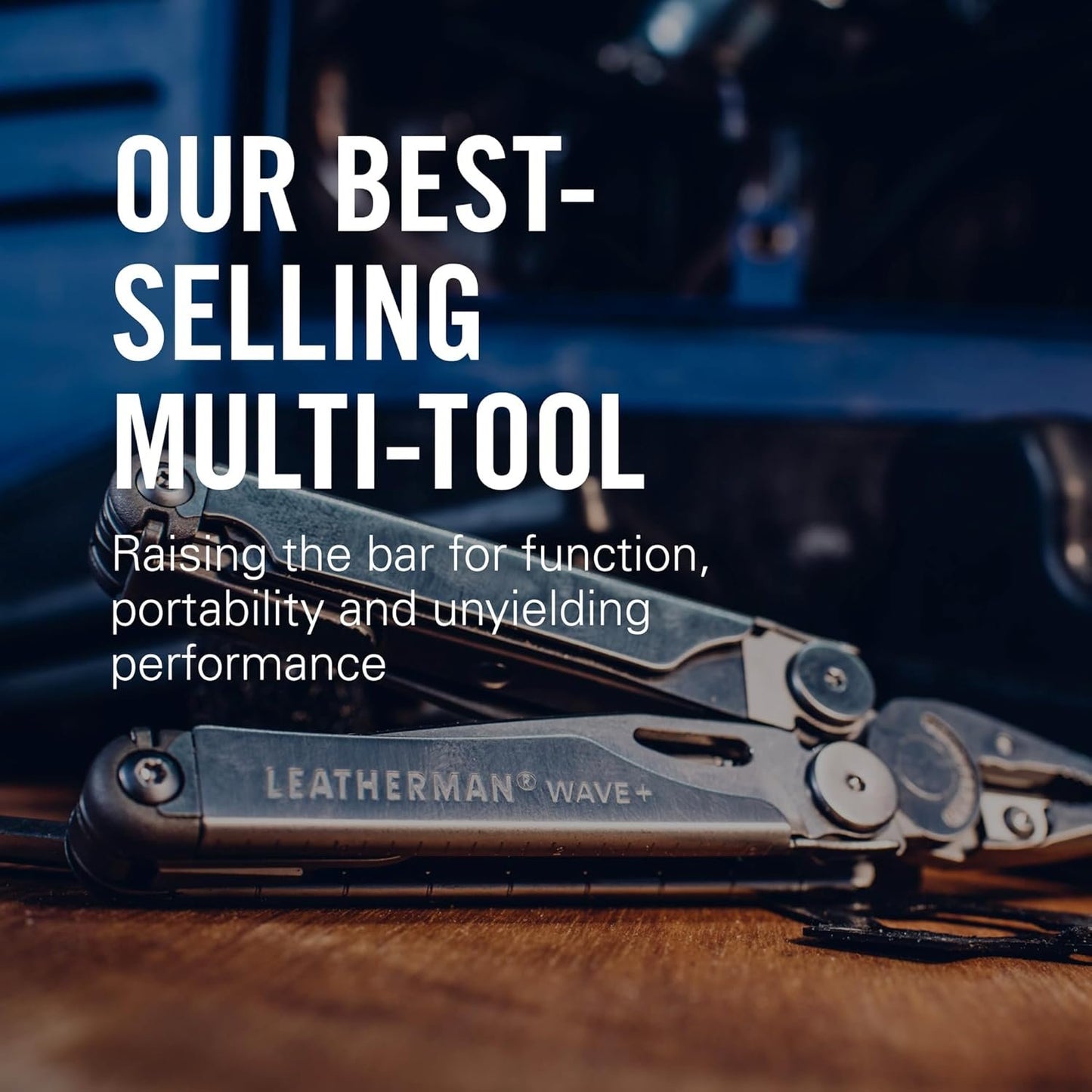 LEATHERMAN, Wave+, 18-in-1 Full-Size, Versatile Multi-tool for DIY, Home, Garden, Outdoors or Everyday Carry (EDC), Stainless Steel with Nylon Sheath