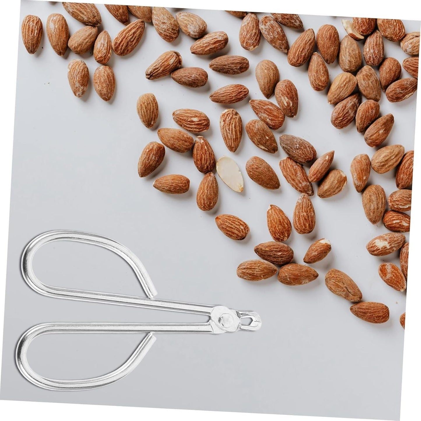 PartyKindom Clip di pinoli Macadamia Apri Pesante Utensili Cucina Utensili per Cucina Gadget Cucina Strumento per pinoli Resistente all'Usura Accessorio per la casa Acciaio Inossidabile