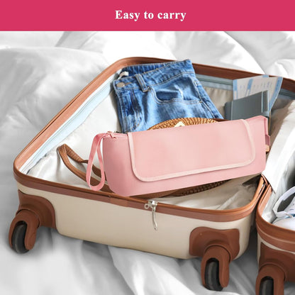 Hair Tools Travel Bag with Heat Resistant Mat, Neoprene Portable Organizer for Flat Irons, Straighteners, Curling Irons, and Hair Care Accessories with Interior Pockets Great Travel Essentials