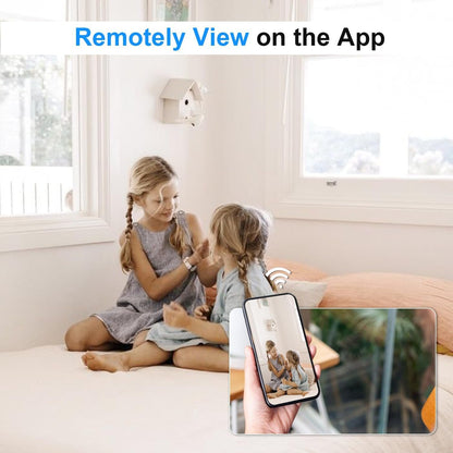 USB Charger Camera - HD 1080P Mini WiFi Security Camera - Small Micro Wireless Nanny Cam for Home Indoor Security