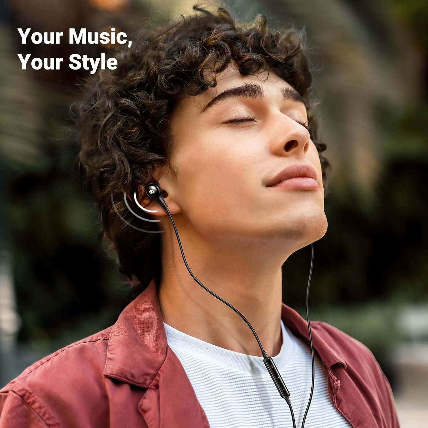 UGREEN USB C Earphones, Wired Headphones with Volume Control Noise Cancelling, HiFi Stereo Wired Earbuds Compatible with iPhone 16 15 Pro Max iPad Pro 2022 Galaxy S23/S22 Ultra Google Pixel 7/6