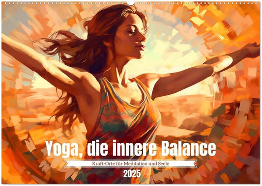 Yoga, the Inner Balance (Wall Calendar 2025 DIN A2 Landscape), CALVENDO Monthly Calendar