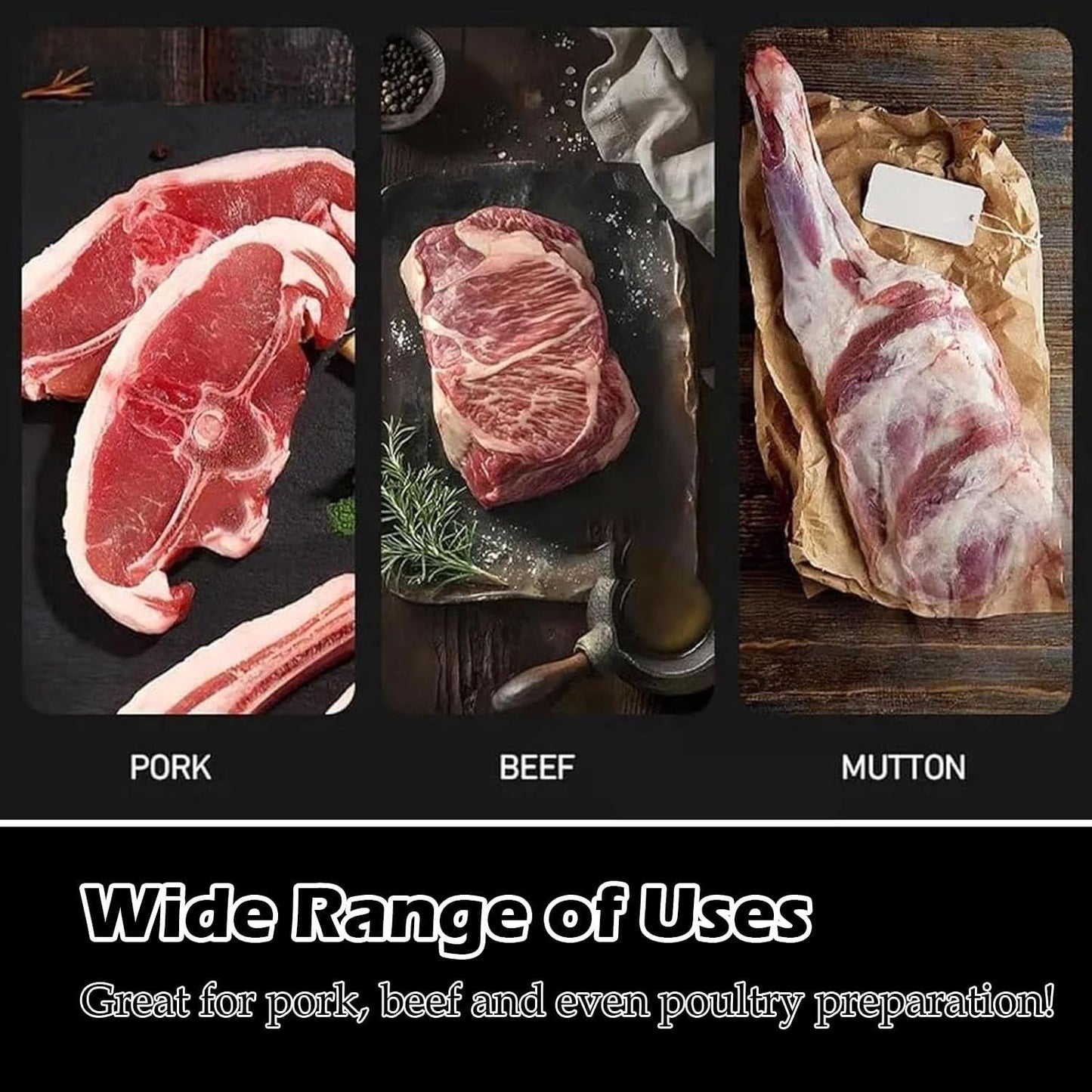 Rib Prep Tool, Rib Membrane Removal Tool, Makes Removing The Membrane So Easy, with Arc Clamp & Non-Slip Grip, Dishwasher Safe Barbecue Accessories (1 Set)