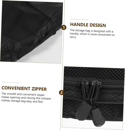 EXHUMKY 3Pcs Travel Storage Bags Large Capacity Packing Cubes for Luggage Organization Portable
