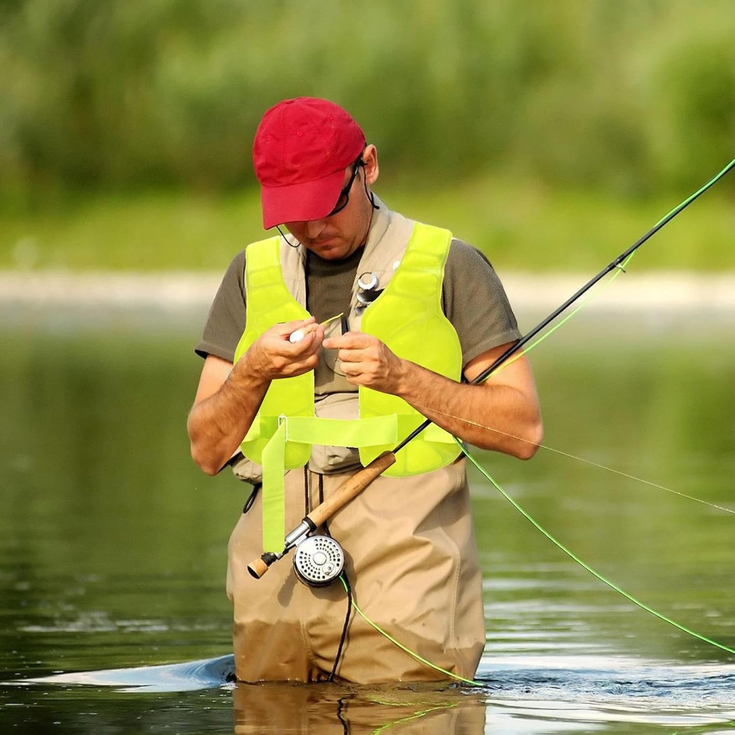 Cooling Vest, Reusable Adjustable Ice Vest, Lightweight Personal Gear, 14.96x12.99x0.98 inches Breathable Mesh with Pockets, Ideal for Work, Workout, Construction, Fishing