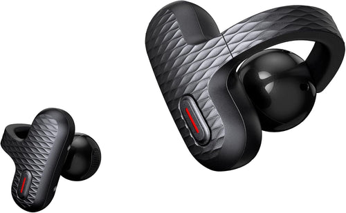 Amazfit Up Bluetooth Headphones, Open Ear Wireless Earbuds with Easy Touch, IPX4 Water Resistant Earphone, AI Noise Reduction, Earphones Compatible with Android & iPhone