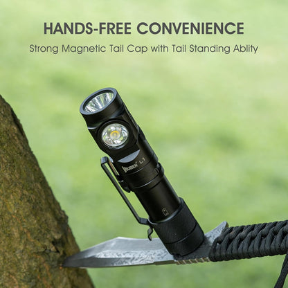 WUBEN L1 LED Torches Super Bright Rechargeable 2000 Lumens, Tactical Flashlight Powerful Torch Battery Powered, Multifunctional IP68 Waterproof Powerful Handheld Flash Light for Camping Hiking