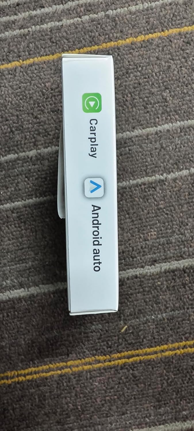 Wireless Car-Play Adapter, Euakee Mini Edition Automatic Wireless Adapter, Converts Wired to Wireless Car-Play Dongle Plug & Play Car-Play Adapter for Android and Android for 800+ Vehicles