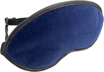 No Jet Lag Comfort Travel Eye Mask with Adjustable Straps, Padded Soft, Navy, Travel Essential, Blocks light, Improves Sleep Quality. Sleep Aid, For Men, Women, Kids