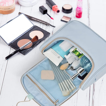 Makeup Bag Travel Cosmetic Bag Hand-Portable Girl Cosmetic Bag For Women Large Toiletry Bag Organizer, Blue, XX, Gg061