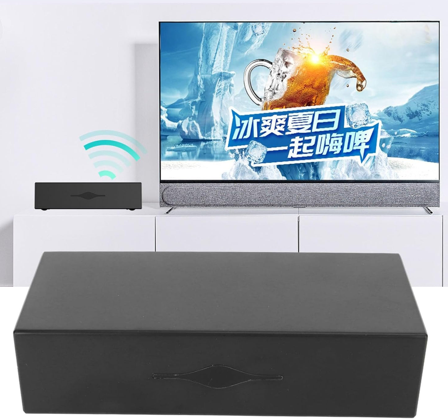 4K Media Player, HD Multimedia Interface 2.4/5.8GHz WiFi USB 2.0 Digital Media Player 100â€‘240V RJ45 for TV (AU Plug)