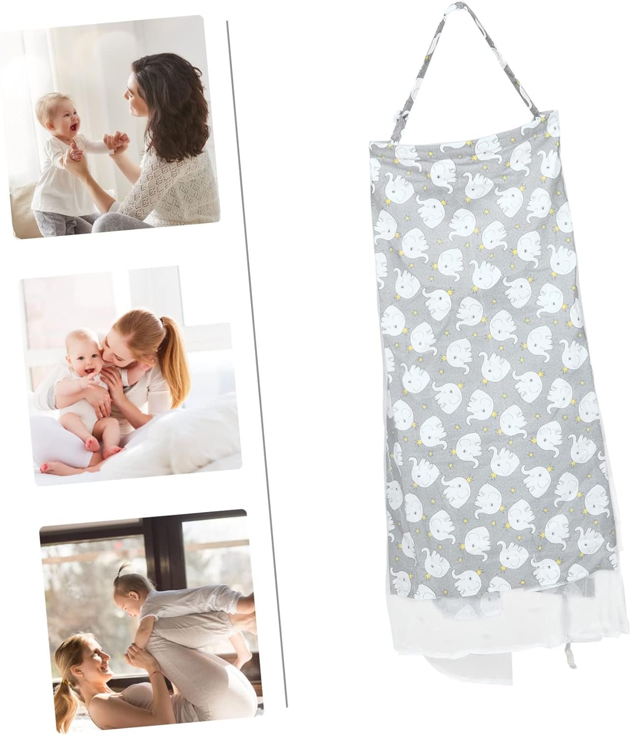 WATIIFUFU Nursing Cover for Baby Breastfeeding Breastfeeding Cover Privacy and Comfort Cotton Nursing Apron