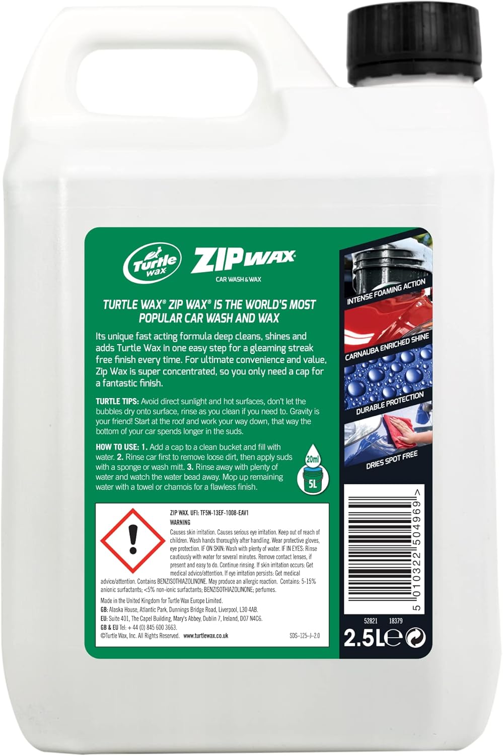 Turtle Wax FG8000 Essential Zip Car Wax