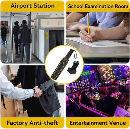 Portable Security Metal Detector, High Sensitivity Portable Metal Detector with Low Sensitivity Switch for Security Inspection, Electronic Product Detection