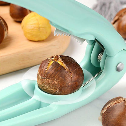 Chestnut Peeler | Ergonomic Grip Design Nutcracker - Multifunctional Manual Chestnut Cutter Tools, Home Kitchen Gadget for Indoor Outdoor