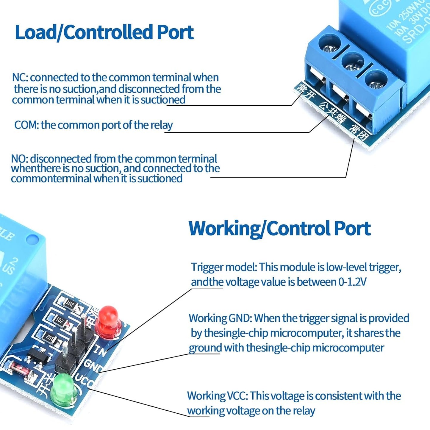 5pcs 5v 1 Channel Relay Module with Optocoupler Relay Control Board Low Level Trigger Relay Shield Module Indicator Light