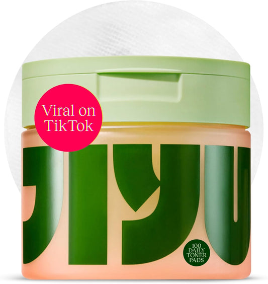 Korean Skincare Anti-Aging, Dark Spot & Wrinkle Minimizing Toner Pads - Hydrating with Snail Mucin, Centella Asiatica, Niacinamide, Peptides - for Polished & Youthful Skin - 100 Count