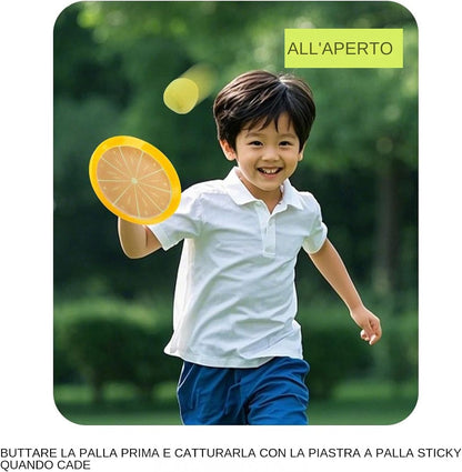 Catch Ball Toy Kids, Sensory Parent-Child Interaction Toy, Lightweight and Portable, 5.91x5.91x0.79 Inches, Premium Quality Compact Ideal for Outdoor Play Easter Basket Stuffer