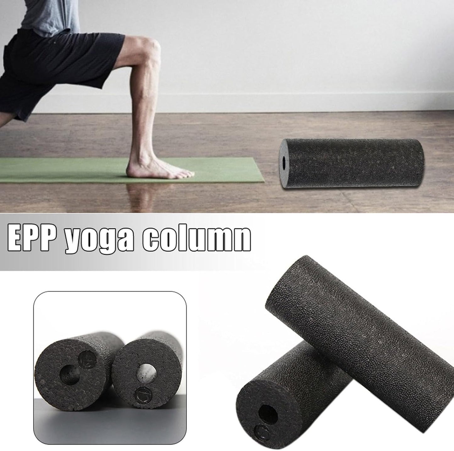 Foam Roller for Muscle Exercise, Teherapy Exercise Tool, Deep Tissue Massage Tool, Yoga Aid Pilates, Stretching, Textured Foam Roller for