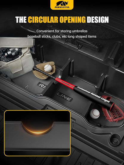 MIKKUPPA Trunk Cargo Dividers - Compatible with 2017-2024 Honda Ridgeline Storage Accessories, Truck Rear Storage Box In-Bed Dividers(3Pcs)