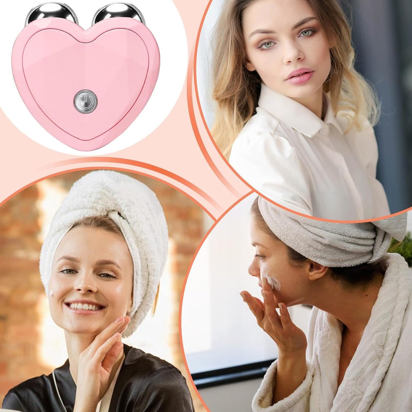Microcurrent Facial Device, Facial Lifting Tool, 3.82x3.58in Multimode Skin Care, Skincares Tools Firming, Facials Toning Device for Weddings, Birthdays, Anniversaries
