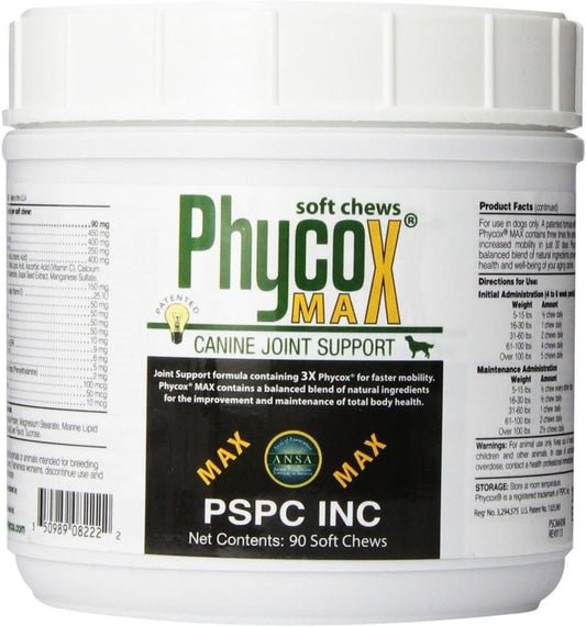 PSCH Phycox Max 90 Count Canine Soft Chews