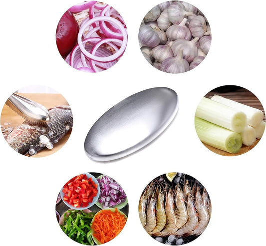 1 Pcs Soap Deodorant Metal Odor Absorber Stainless Steel Kitchen Gadgets Metal Soap Bar Kitchen Utensils Stainless Steel Hand Soap Dish
