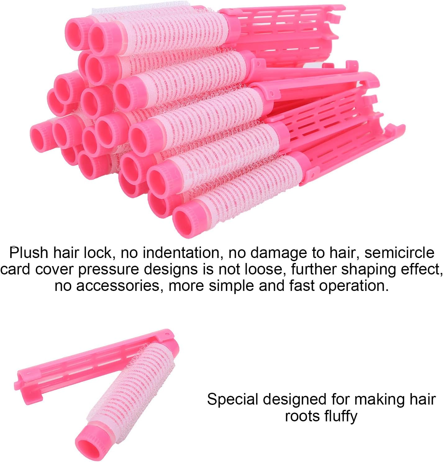 20pcs Hair Sticks, Fluffy Hair Barrel, Hair Curler, Hair Styling Tools Kit for Home Salon (01)