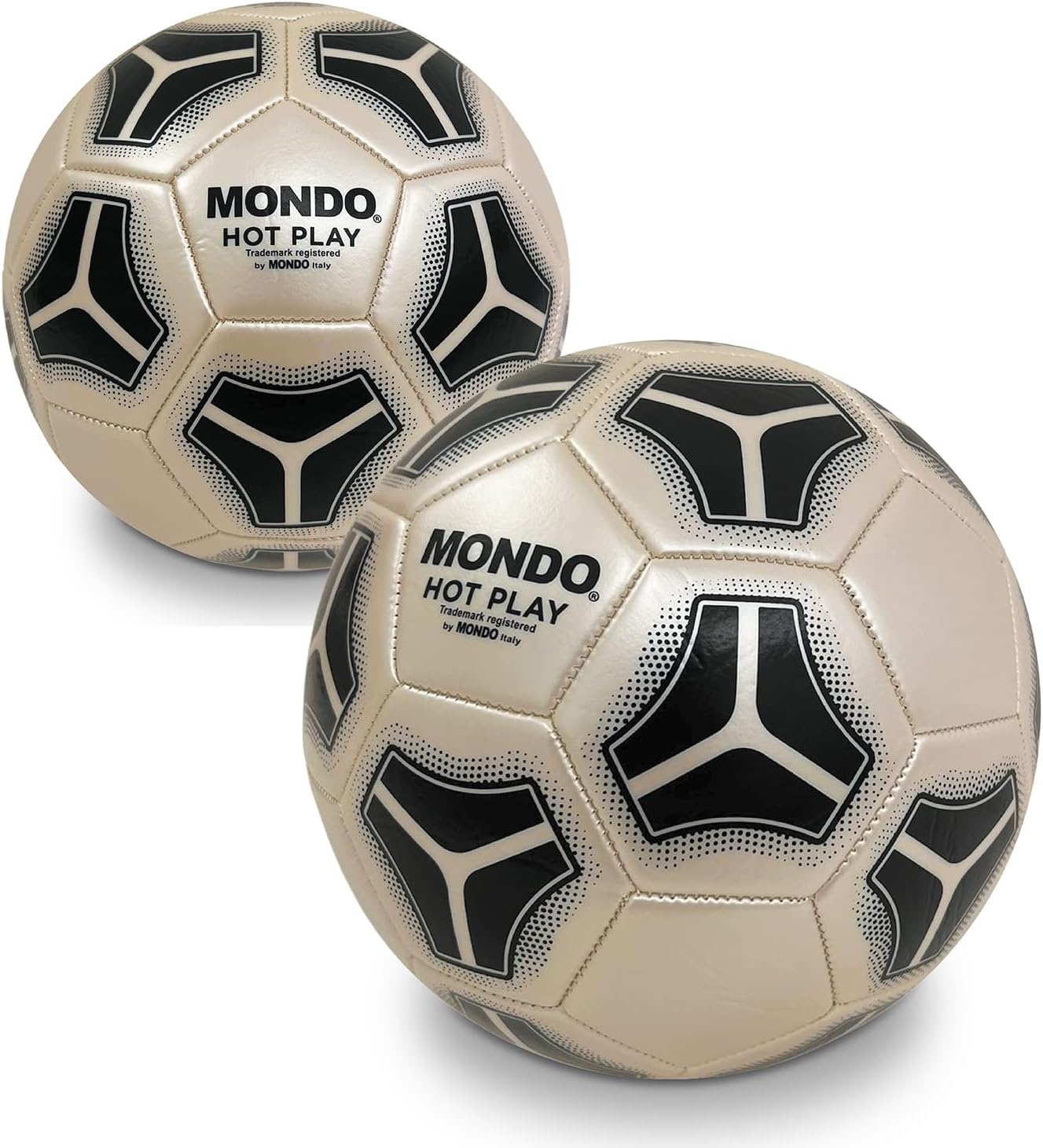 MONDO Toys 13453 Hot Play Sewn Football - Official Product 5-400g-2 Assorted-13453, Assorted Colours, Size 5,