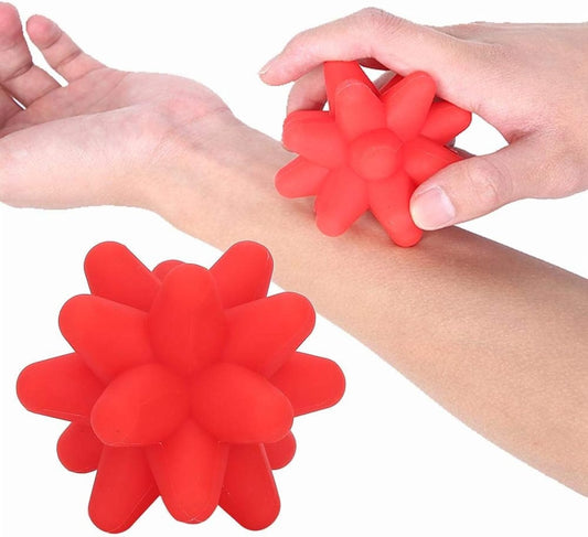 Silicone Massage Ball, Ball for Trigger Point Massage - Deep Tissue Massager for Myofascial Release - Mobility Ball for Exercise & Recovery, Foot Acupoint Trigger Point Massage Tool