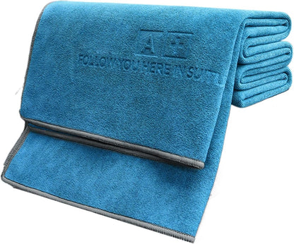 Microfiber Towels, Thick Auto Cleaning Cloth, 13.78 x 29.53 Inches Multifunctional Quick-Drying Microfiber Towel for Housekeeping, Detailing, and Car Cleanings