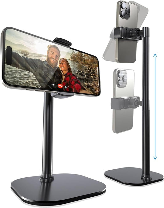 Cooper ChatStand, Height Adjustable Cell Phone Stand for Desk | Cell Phone Holder Stand Office Home, Desk Phone Stand for Recording, iPhone Stand Desk Accessories Women, iPhone Holder