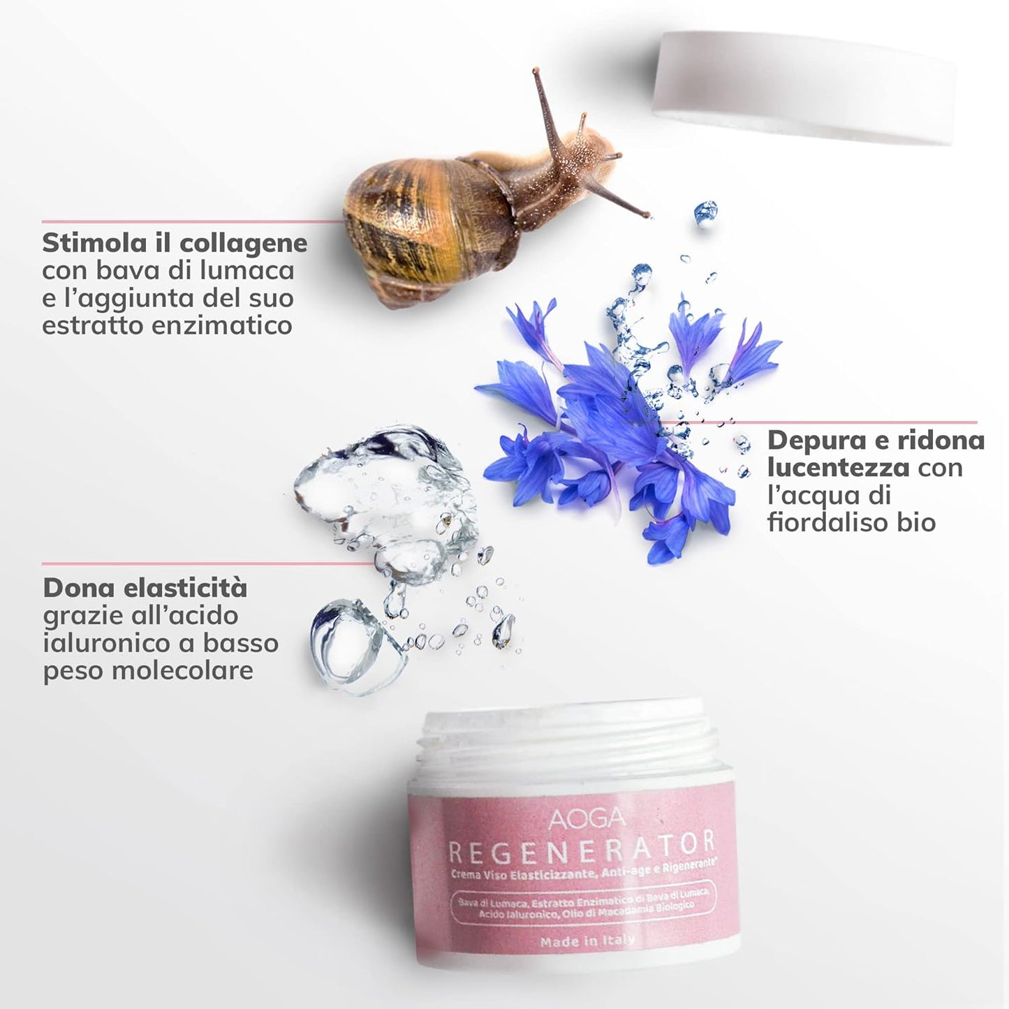 Skin Care Organic Anti-Wrinkle & Anti-Stain Face Kit – Korean Skincare [5 Products]: Cleansing Mousse, Tonic Mist, Hyaluronic Acid Face Serum, Anti-Stain Serum for Face Vitamin C, Snail Slime Cream