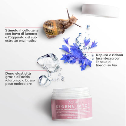 Skin Care Organic Anti-Wrinkle & Anti-Stain Face Kit – Korean Skincare [5 Products]: Cleansing Mousse, Tonic Mist, Hyaluronic Acid Face Serum, Anti-Stain Serum for Face Vitamin C, Snail Slime Cream