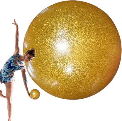 Yoga Ball, Workout Stability Ball, High Elastic Core Trainer, Versatile Balance Training Gear for Gym, Fitness, Dance, Practice Performance Competition, 7.09x7.09x7.09 Inches