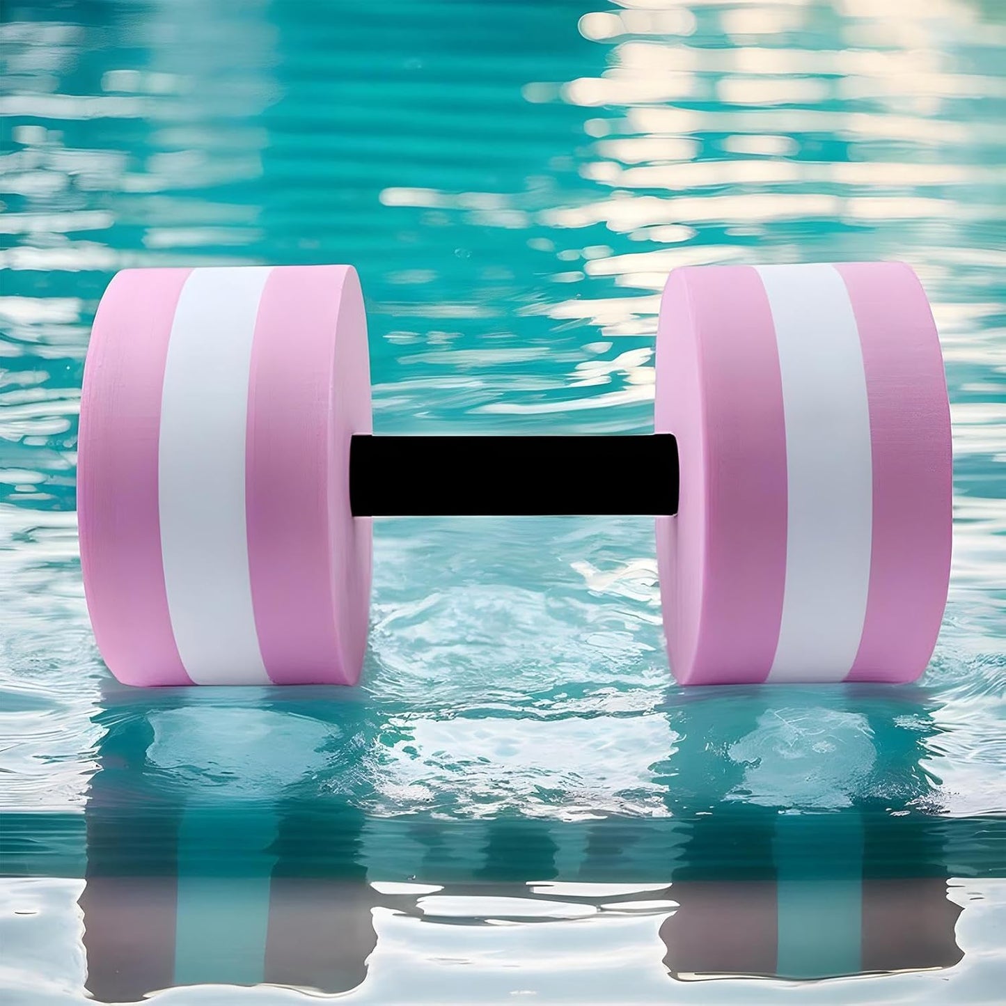 Water Dumbbells, High Density Foam Weights, Aquatic Exercise Set, 2X Adjustable Resistance, Pool Workout Gear, Ideal for Men, Women, Swimming, Water Aerobics Training