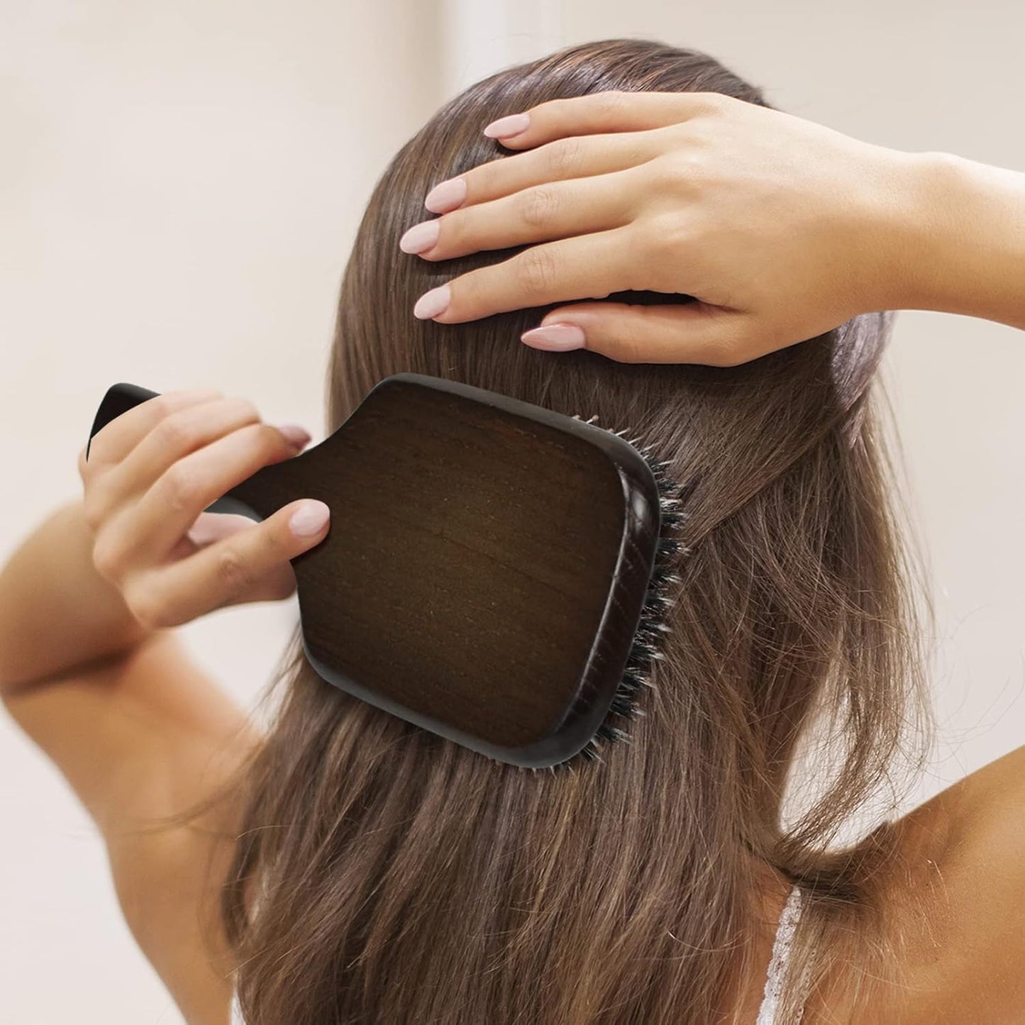 100% Boar Bristle Hair Brush Set, Detangler for Long, Short, Thick, Thin, Curly, Straight, or Wavy,Hairbrush for Enhancing Shine,Great for Men, Women, and Kids