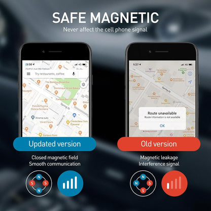 Viedouce Magnetic Car Phone Holder, 2 Pieces Mobile Phone Holder Car Magnet, 360° Universal Dashboard Mobile Phone Holder, Compatible with iPhone, Samsung Galaxy, Xiaomi, Huawei, LG ECC